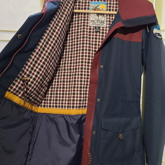 NWT Picture Organic Clothing Dark Blue Winter Coat - Picture 4 of 8